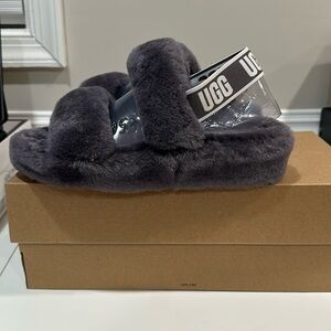 UGG Oh Yeah fur slides